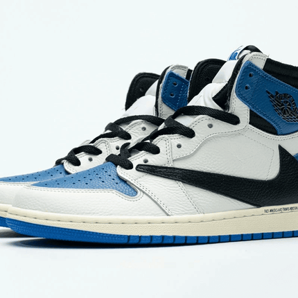 Men's Fragment x Travis Scott x Air Jordan 1 High OG Military Shoes