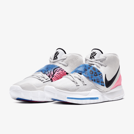 Men's Kyrie 6 Animal Print Vast Grey Shoes