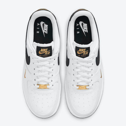 Men's Air Force 1 Gold Embroidered Shoes