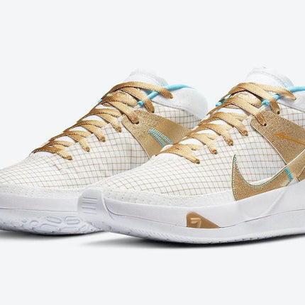 Men's KD 13 EYBL White Gold Shoes