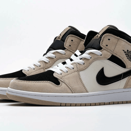 Men's Air Jordan 1 Mid Barely Orange Shoes