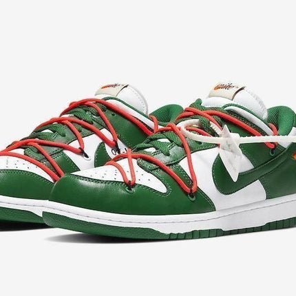 Men's Dunk Low Off White Pine Green Shoes