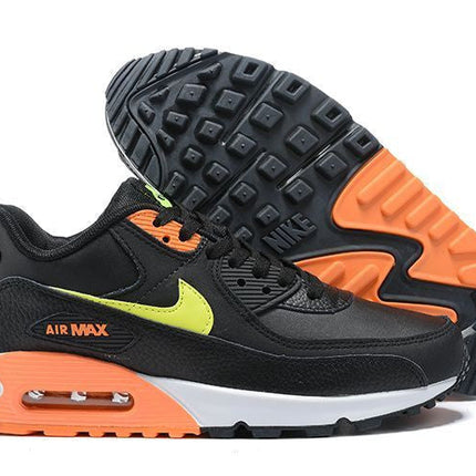 Men's Air Max 90 Black Green Orange Shoes