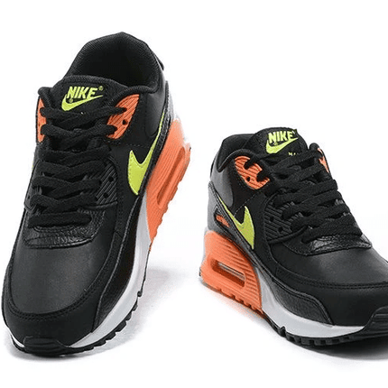 Men's Air Max 90 Black Green Orange Shoes