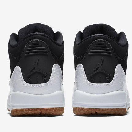 Men's Air Jordan 3 Black White Gum Shoes