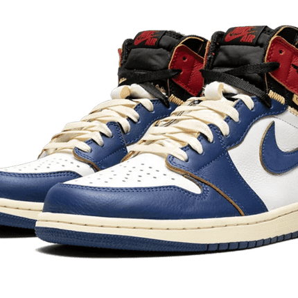 Men's Air Jordan 1 High Union Los Angeles Blue Toe Shoes