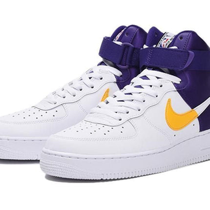 Men's Air Force 1 '07 LV8 High NBA Purple Shoes