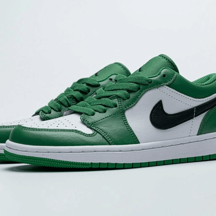 Men's Air Jordan 1 Low White Green Shoes
