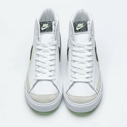 Men's Blazer Mid 77 SE GS Double Swoosh White Vapor Green Shoes