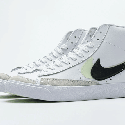 Men's Blazer Mid 77 SE GS Double Swoosh White Vapor Green Shoes
