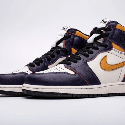 Men's Air Jordan 1 Retro High OG LA to Chicago Shoes