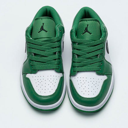 Men's Air Jordan 1 Low White Green Shoes
