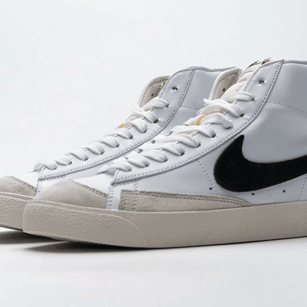 Men's Blazer Mid 77 Black White Shoes