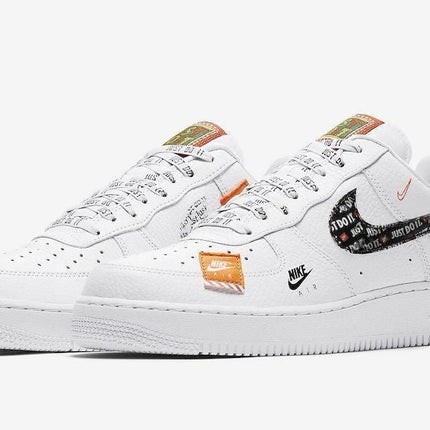 Men's Air Force 1 '07 Premium Low Just Do It White Shoes