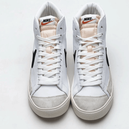 Men's Blazer Mid 77 Black White Shoes