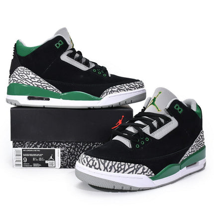 Men's Air Jordan 3 Retro Pine Green Shoes