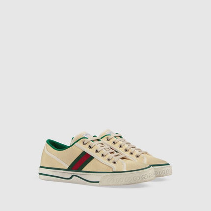 Men's Gucci Tennis 1977 Cream Sneaker Shoes