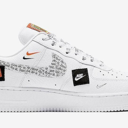 Men's Air Force 1 '07 Premium Low Just Do It White Shoes