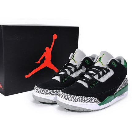 Men's Air Jordan 3 Retro Pine Green Shoes