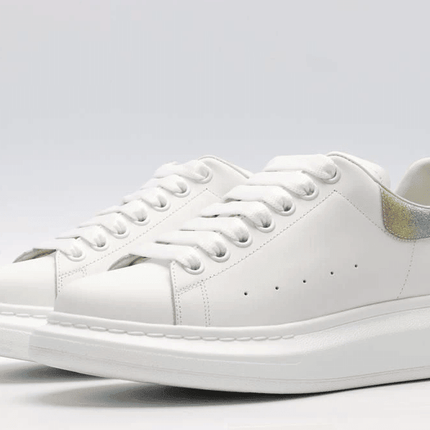 Men's Alexander MCQueen Oversized Sole Leather Sneakers Shoes V6