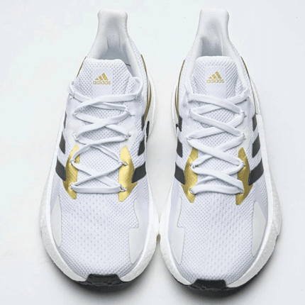 Men's XL9000L4 Boost White Black Metallic Gold Shoes