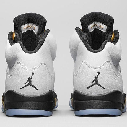 Men's Air Jordan 5 Oympic Gold Medal Shoes