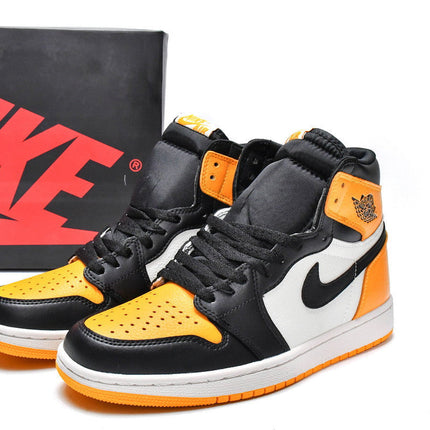 Men's Air Jordan 1 High OG Yellow Toe Shoes