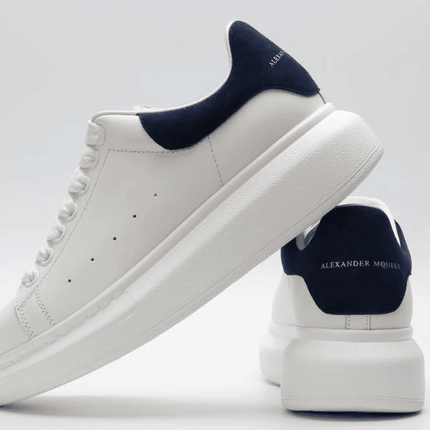 Men's Alexander MCQueen Oversized Sole Leather Sneakers Shoes V7
