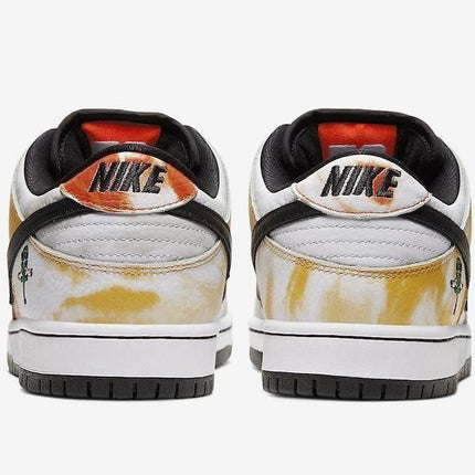 Men's SB Dunk Low Raygun Tie Dye White Shoes