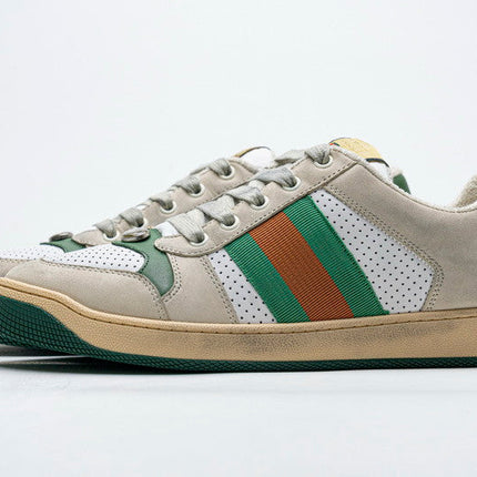 Men's Gucci Tennis 1977 Print White Sneaker Shoes