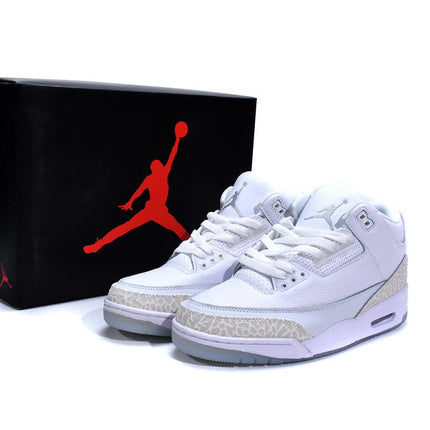 Men's Air Jordan 3 Retro Pure White Shoes