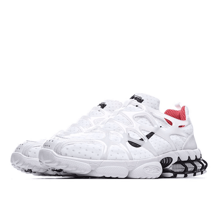 Men's Air Zoom Spiridon Cage 2 Stussy Fossil Shoes A8