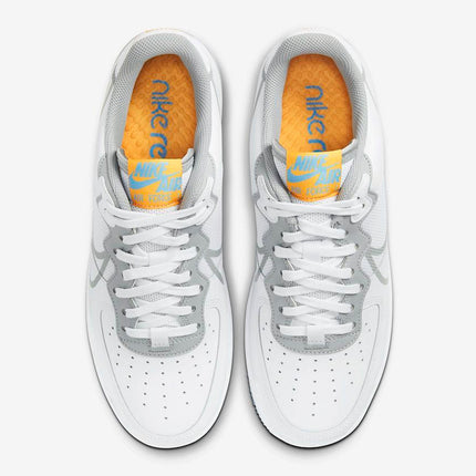 Men's Air Force 1 React Light Smoke and University Gold Shoes