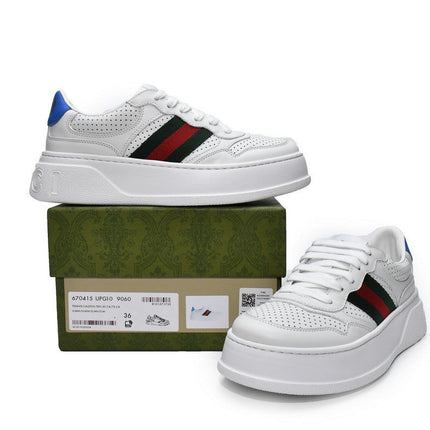 Men's Gucci Chunky GG Ribbon White Sneaker Shoes