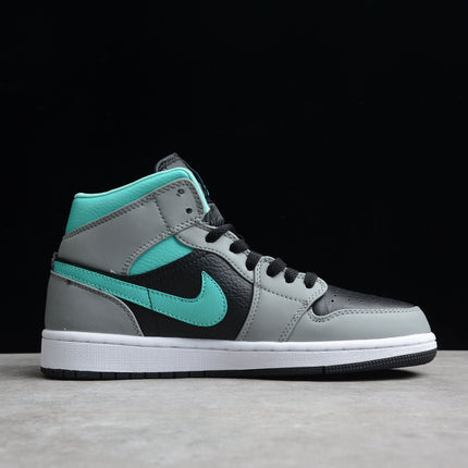 Men's Air Jordan 1 EDG Mid Mint Grey Shoes