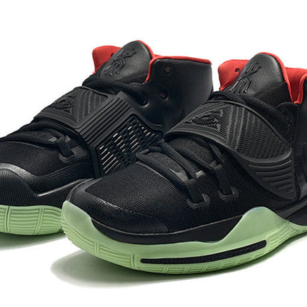 Men's Kyrie 6 Black Green Shoes