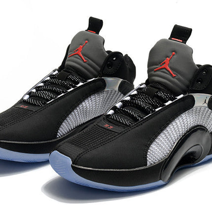 Men's Air Jordan 35 XXXV Bred Black White Shoes