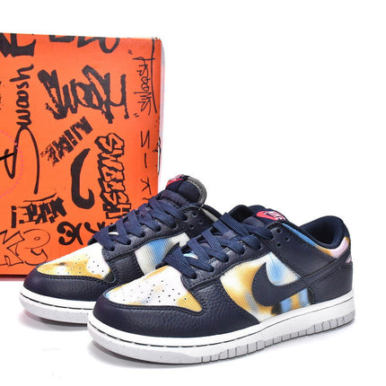 Men's SB Dunk Low Graffiti Navy Shoes