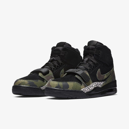 Men's Air Jordan Legacy 312 Black Camo Green Shoes
