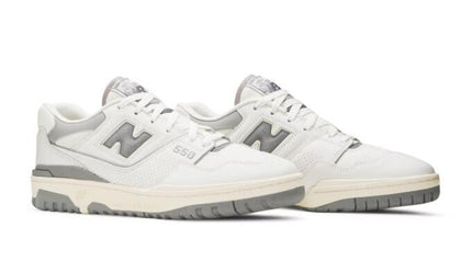 Men's New Balance 550 Aime Leon Dore White Grey Shoes