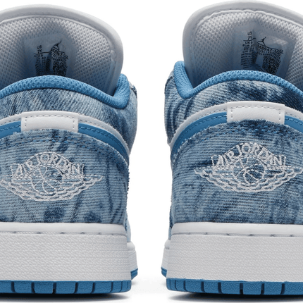 Men's Air Jordan 1 Low Washed Denim Shoes