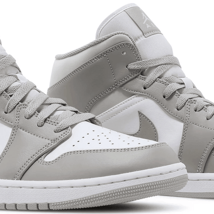 Men's Air Jordan 1 Mid College Grey Shoes