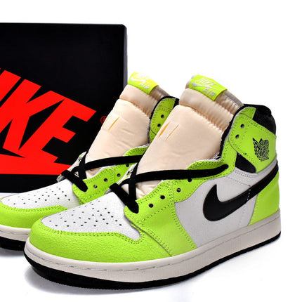 Men's Air Jordan 1 High OG Volt Neon Green Shoes