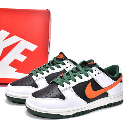 Men's SB Dunk Low White Black Green Shoes
