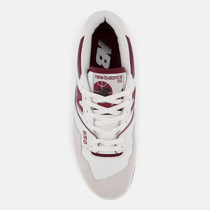 Men's New Balance 550 Burgundy Shoes