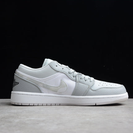 Men's Air Jordan 1 EDG Low White Camo Shoes