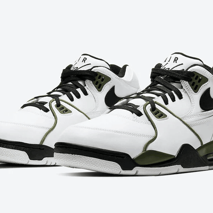 Men's Air Flight 89 White Olive Shoes