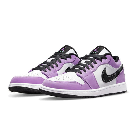 Men's Air Jordan 1 Low Violet Shock Shoes