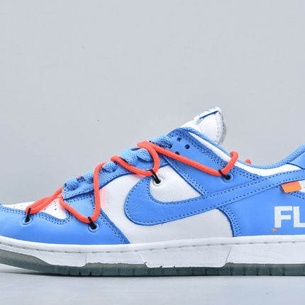 Men's SB Dunk Low x Off-White x Futura x OW UNC Blue White Shoes