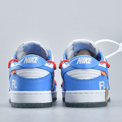 Men's SB Dunk Low x Off-White x Futura x OW UNC Blue White Shoes